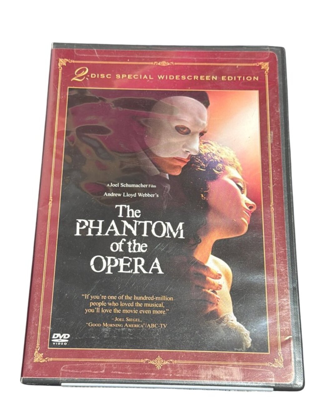 The Phantom Of The Opera 2 Disc Special Widescreen Edition DVD Joel Schumacher